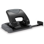 Swingline SmartTouch Low Force Handheld 2-Hole Punch, 20 Sheet Capacity, Black/Gray (74135)