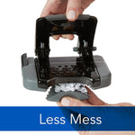 Swingline SmartTouch Low Force Handheld 2-Hole Punch, 20 Sheet Capacity, Black/Gray (74135)