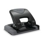 Swingline SmartTouch Low Force Handheld 2-Hole Punch, 20 Sheet Capacity, Black/Gray (74135)