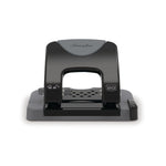 Swingline SmartTouch Low Force Handheld 2-Hole Punch, 20 Sheet Capacity, Black/Gray (74135)