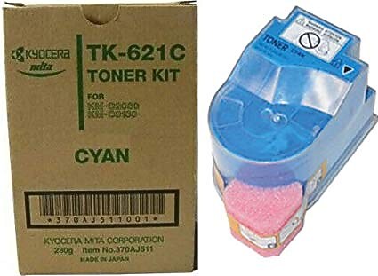 Kyocera TK-621C Cyan High Yield Toner Cartridge