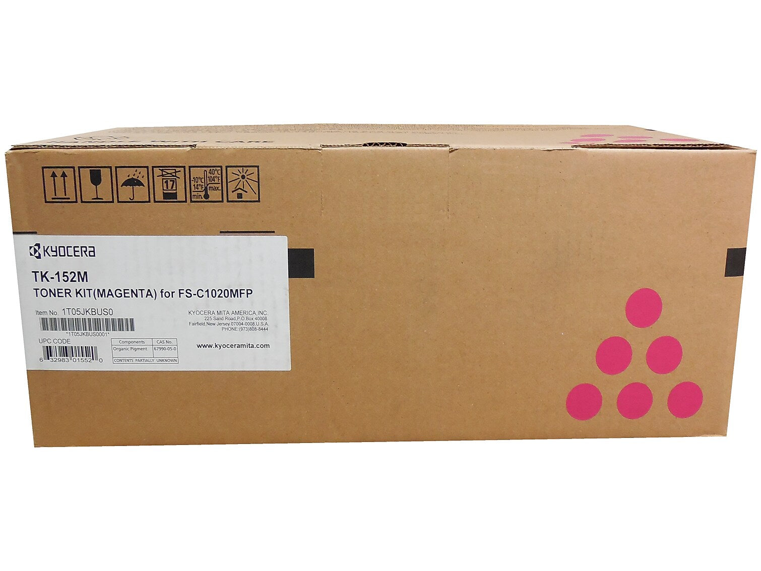 Kyocera TK-152 Magenta Standard Yield Toner Cartridge