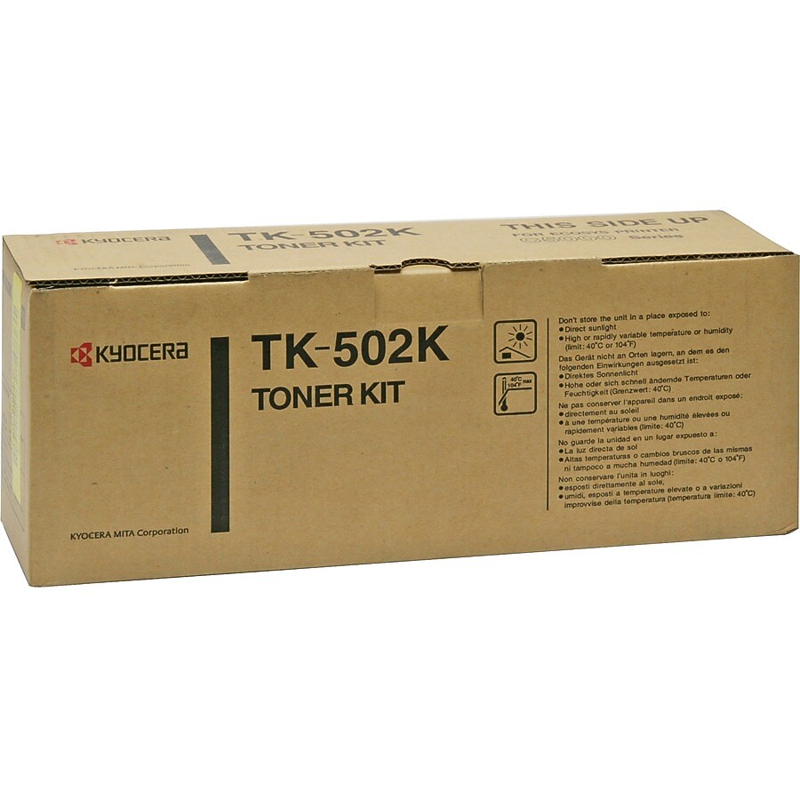 Kyocera TK-502K Black Standard Yield Toner Cartridge
