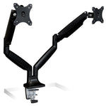 Mount-It! Height Adjustable Dual Monitor Desk Mount Arms for 13" to 32" Monitors, Black (MI-1772-BLACK)