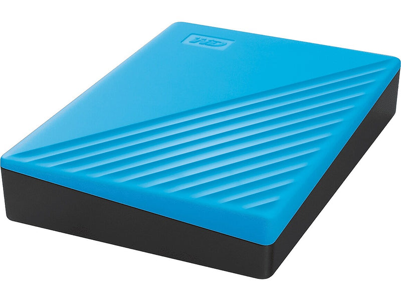 WD My Passport 4TB USB 3.2 Gen 1 External Hard Drive, Sky (WDBPKJ0040BBL-WESN)