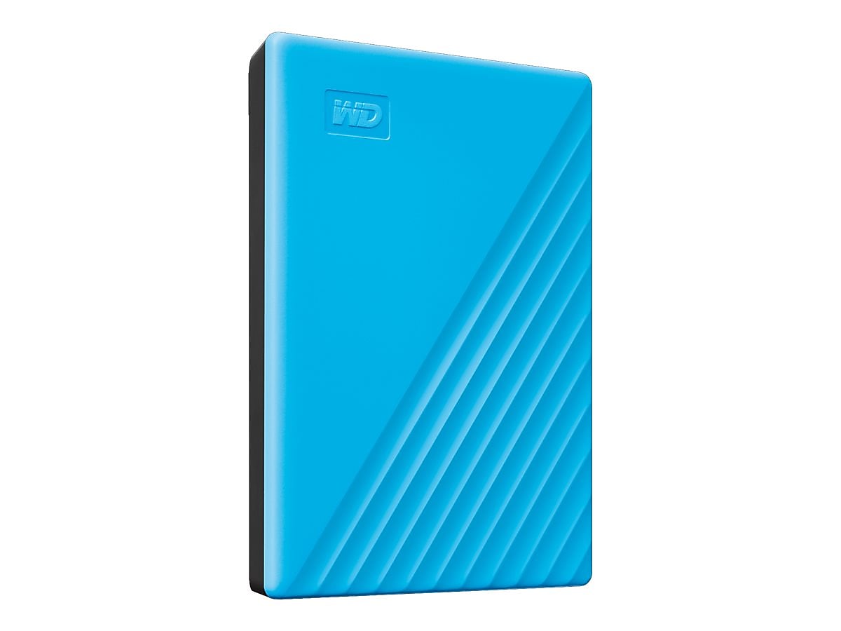 WD My Passport 2TB USB 3.2 Gen 1 External Hard Drive, Sky (WDBYVG0020BBL-WESN)