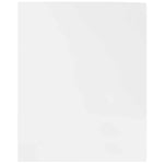 JAM Paper Heavy Duty Two-Pocket Plastic Folders, White, 6/Pack (383HWHD)