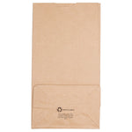 JAM Paper Kraft Lunch Bags, 11" x 6" x 3.5", Brown, 25/Pack (692KRBR)