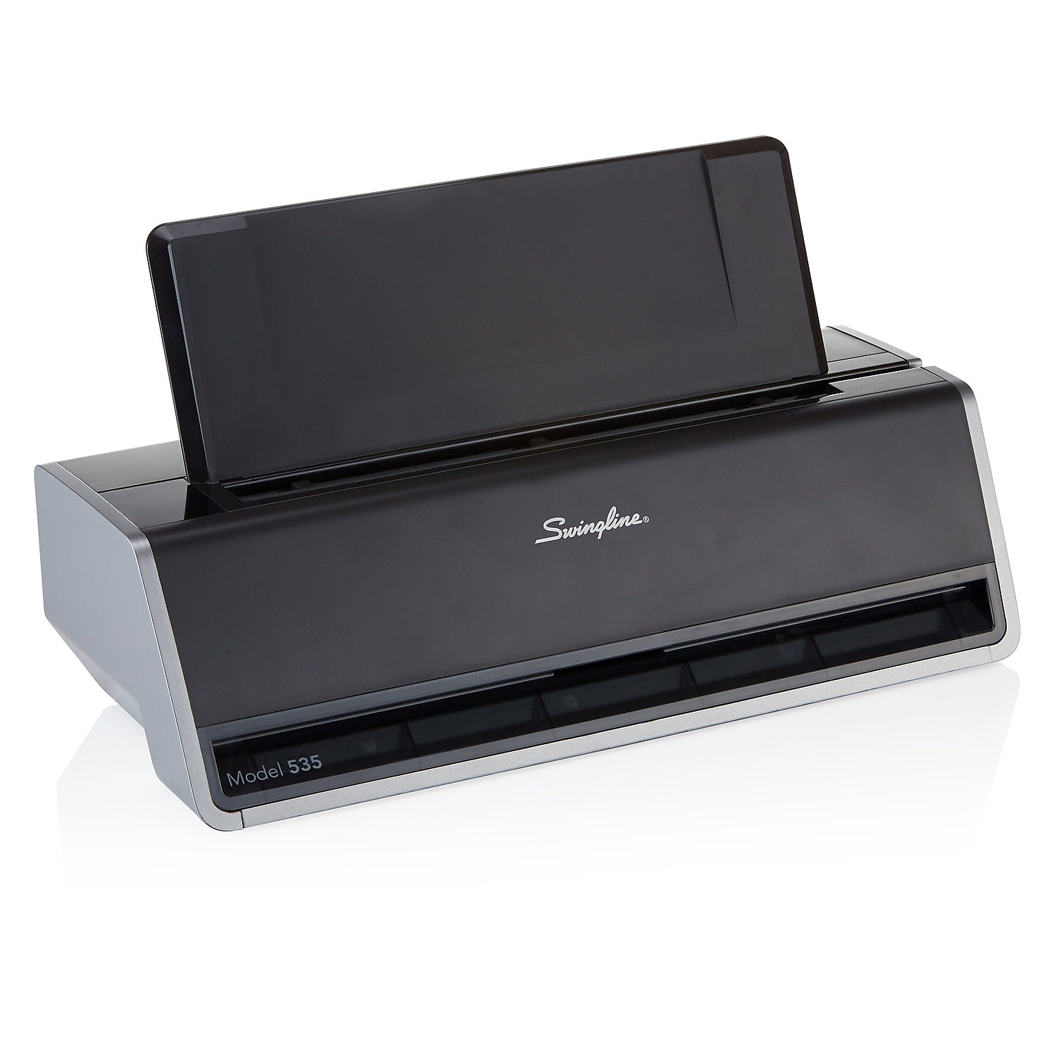 Swingline Commercial Electric Desktop 3-Hole Punch, 28 Sheet Capacity, Black & Gray (A7074535B)