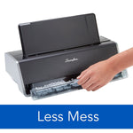 Swingline Commercial Electric Desktop 3-Hole Punch, 28 Sheet Capacity, Black & Gray (A7074535B)