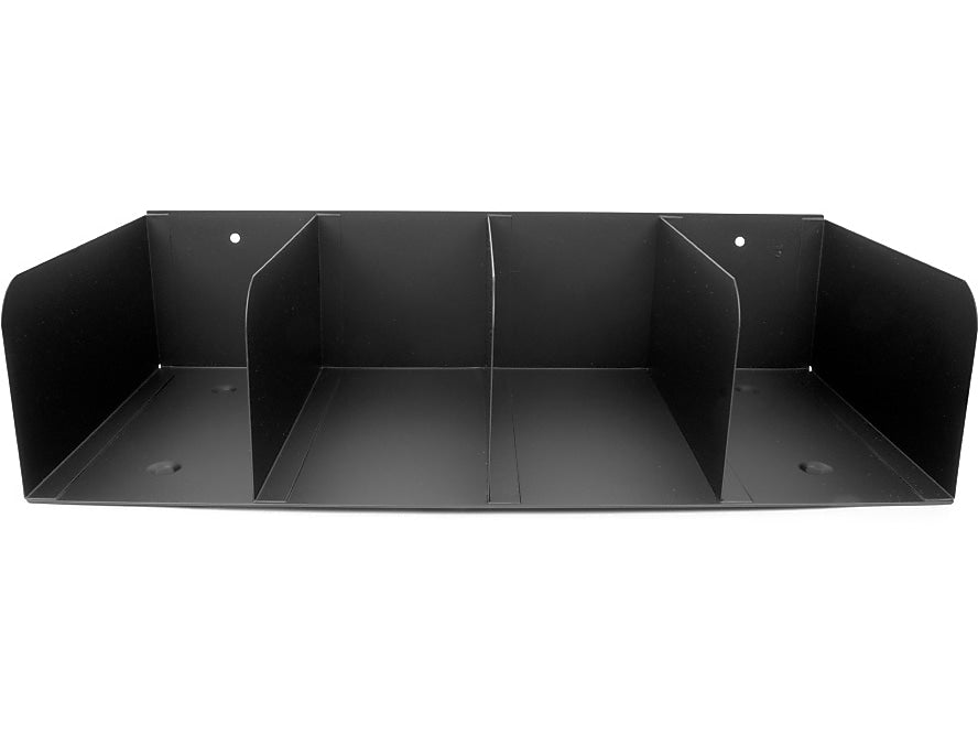 CONTROLTEK Counter Check Separator, 4 Compartments, Black (500070)