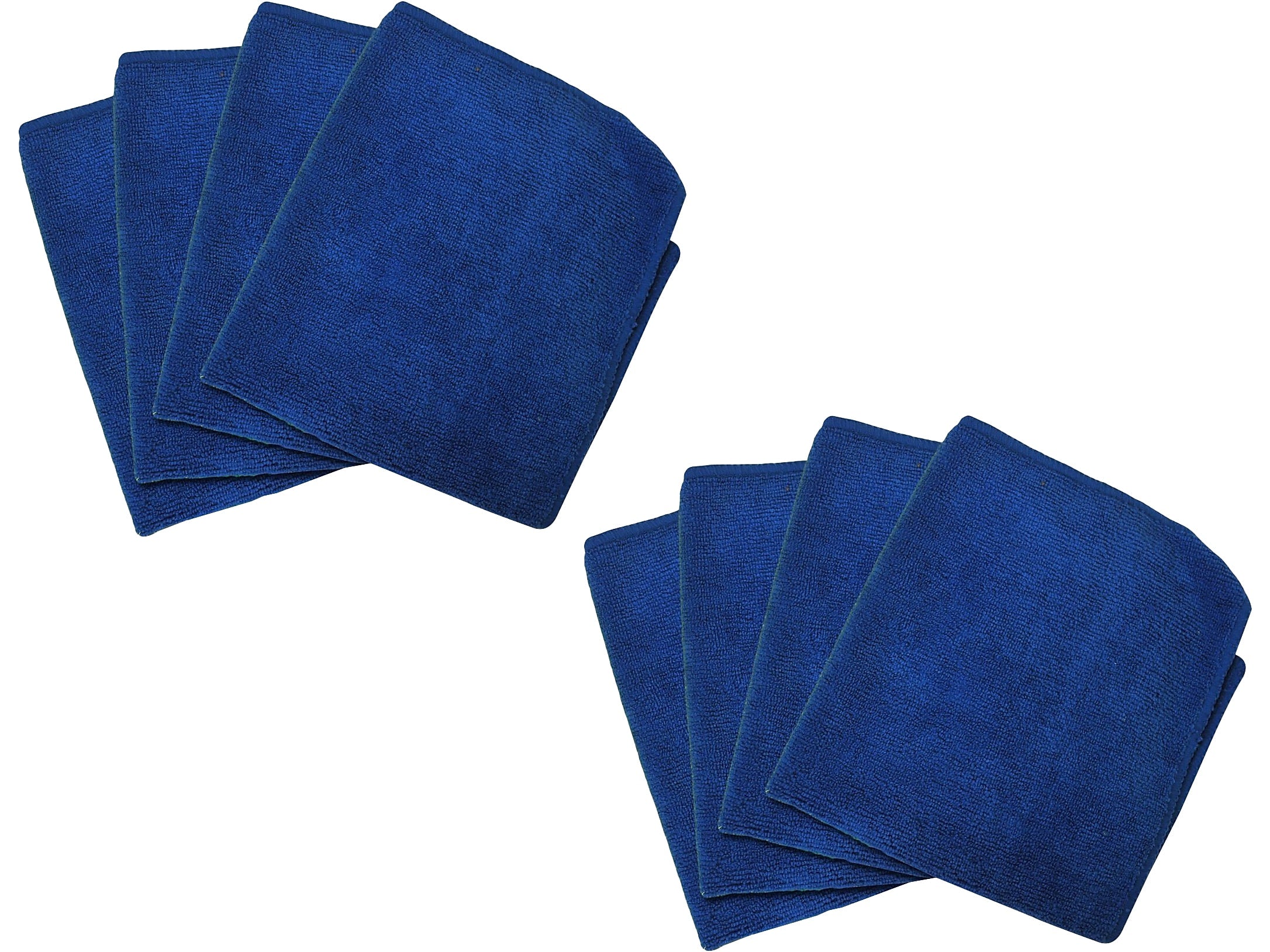 KleenSlate Dry-Erase Cleaning Cloth, Blue, 4/Pack, 2 Packs/Box (9437S)