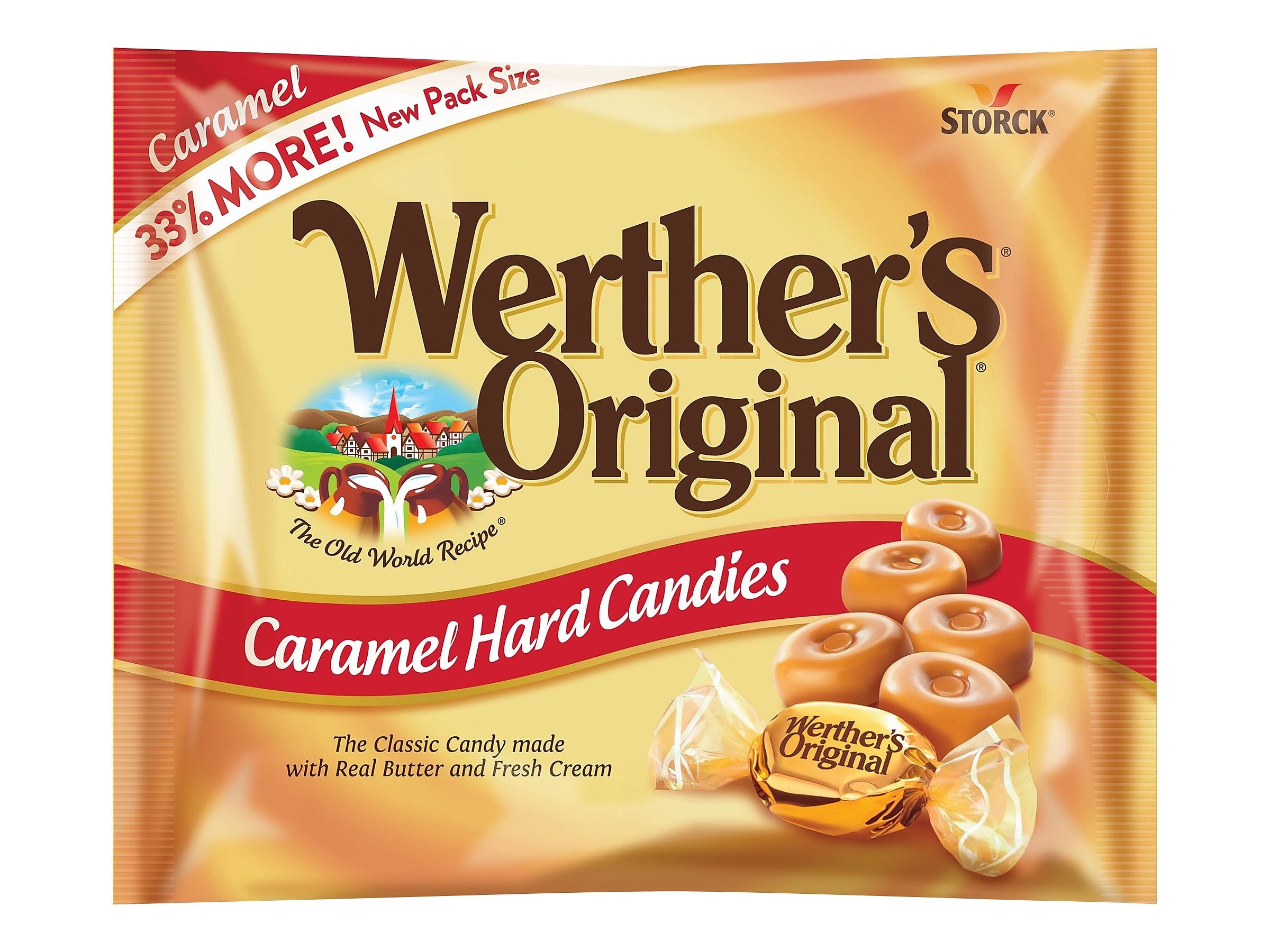 Werther's Original Caramel Hard Candy, 12 oz., 40/Pack (SUL05766)