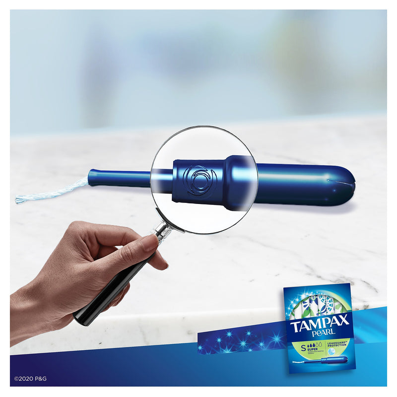 Tampax Pearl Super Absorbency Tampons, 18/Box (00073010002289)