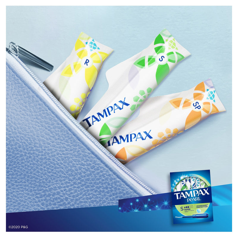 Tampax Pearl Super Absorbency Tampons, 18/Box (00073010002289)