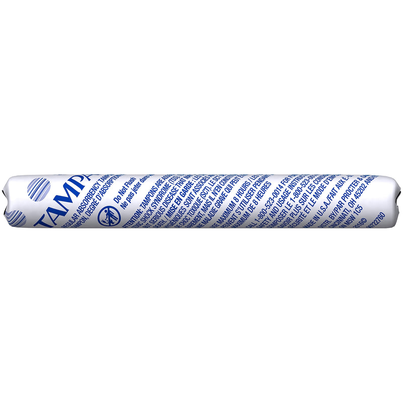 Tampax Regular Tampons, 500/Carton (T500/02500)
