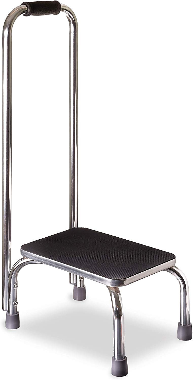 Briggs Healthcare Duro-Med Steel Step Stool, 300lb. Capacity, Black (539-1902-0099)