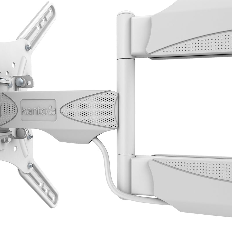 Kanto M300W Wall Mount for Flat Panel Display, 55" Screen Support, 80 lb Load Capacity, White