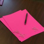 JAM Paper 8.5" x 11" Color Multipurpose Paper, 32 lbs. Ultra Fuchsia Bright Hue, 100 Sheets/Pack (184931)