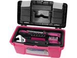 Apollo Tools 3 Piece Tool Box Set, Pink (DT5005P)