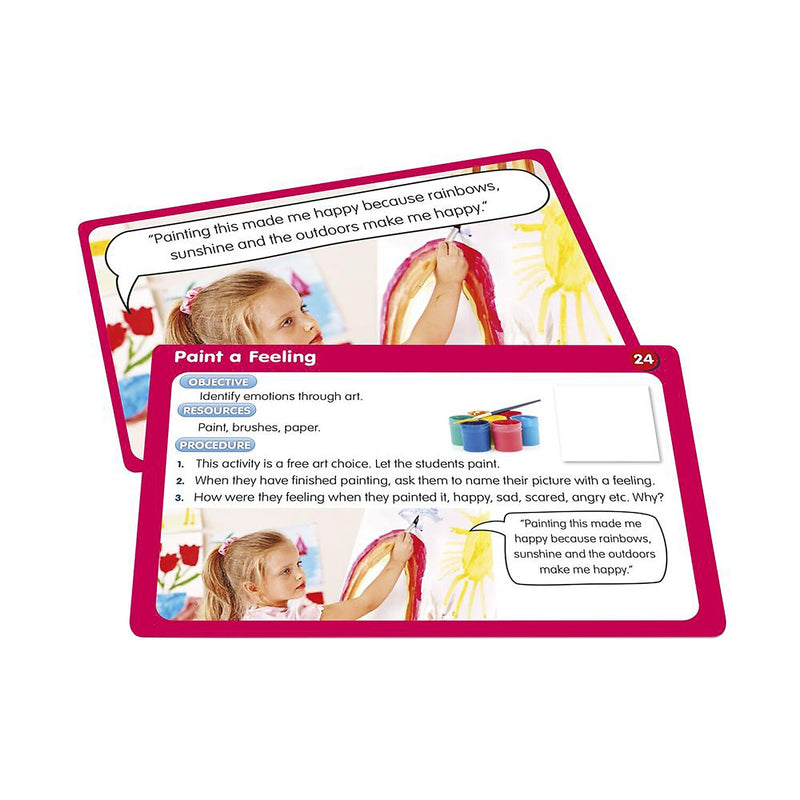 Emotion Activity Cards for PreK+, 50 Per Pack (JRL357)