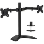 Mount-It! Adjustable Dual Stand, Up to 32" Monitors, Black (MI-2781B)