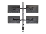 Mount-lt! Adjustable Quad Monitor Mount, Up to 32", Black (MI-2754)