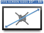 Mount-It! Wall Full-Motion TV Mount, 66 lbs. Max. (MI-894)