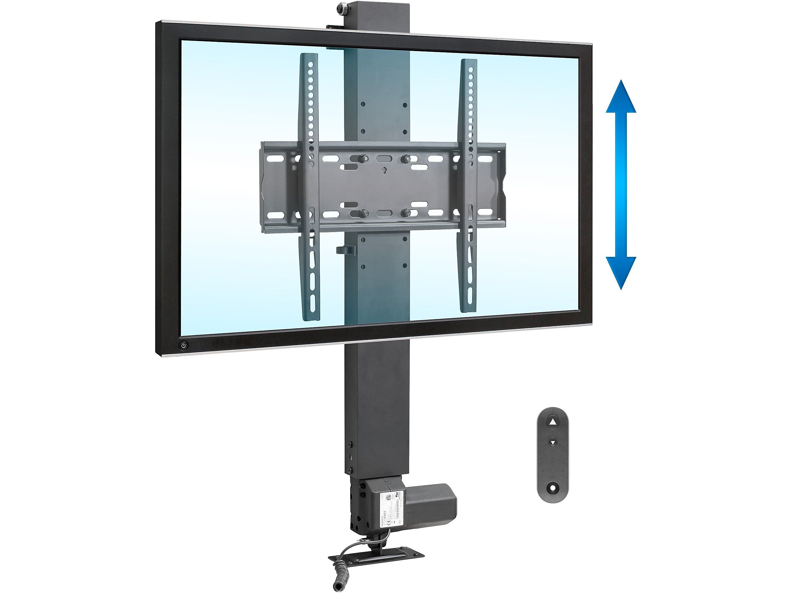 Mount-It! Motorized Cabinet Lift TV Mount, 77 lbs. Max. (MI-453)