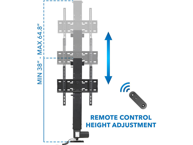 Mount-It! Motorized Cabinet Lift TV Mount, 77 lbs. Max. (MI-453)