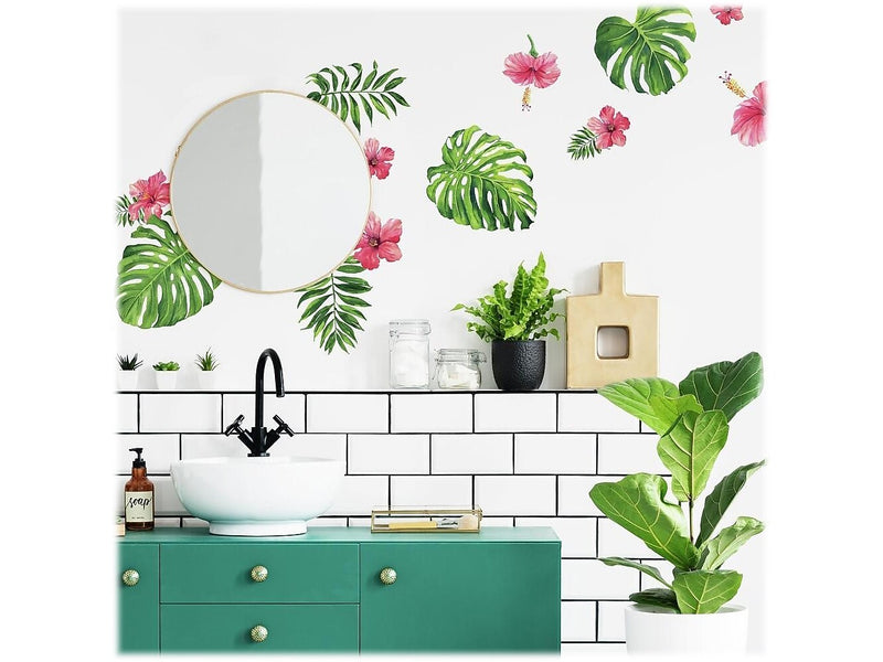 RoomMates Peel and Stick Wall Contemporary Decals, Botanical, 13/Pack (RMK3904SCS)