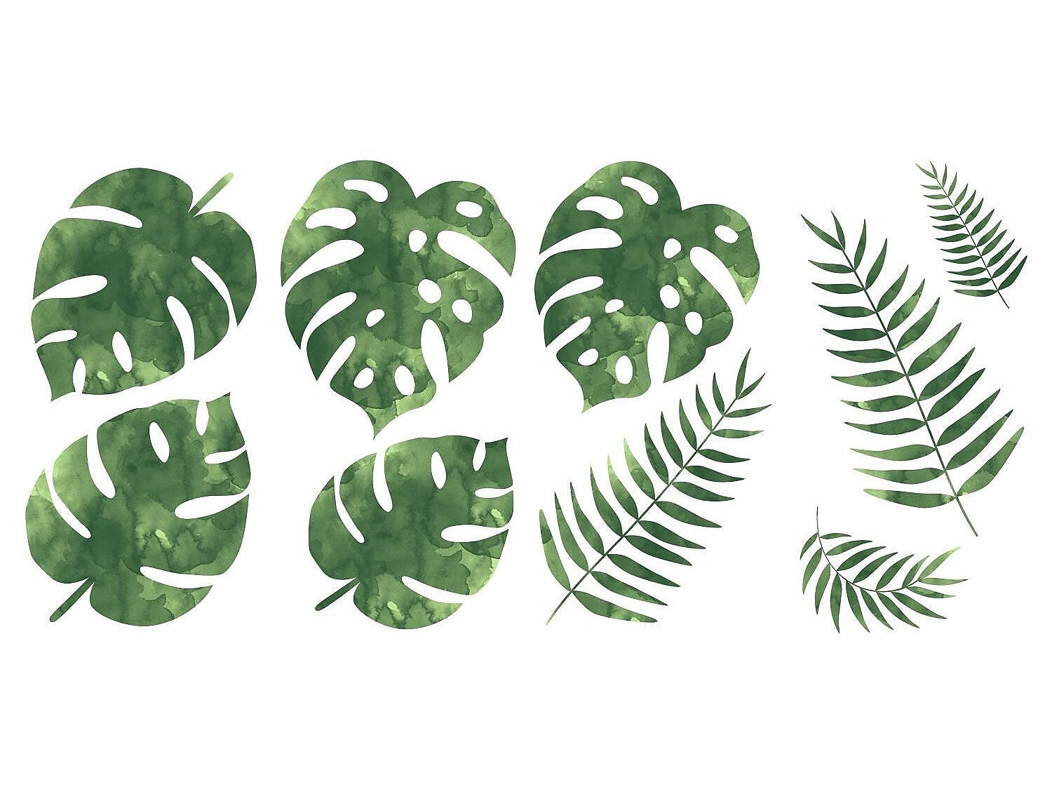 RoomMates Peel and Stick Wall Contemporary Decals, Botanical, 9/Pack (RMK3655SCS)