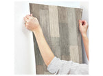 York Wallcoverings B31-Peel & Stick Wallpaper, Weathered Wood Plank, Vinyl, 20.5" x 16.5' (RMK10841WP)
