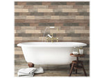 York Wallcoverings B31-Peel & Stick Wallpaper, Weathered Wood Plank, Vinyl, 20.5" x 16.5' (RMK10841WP)