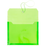 JAM Paper Standard Plastic Document File, Letter, Lime Green, 12/Pack (218E25LIB)