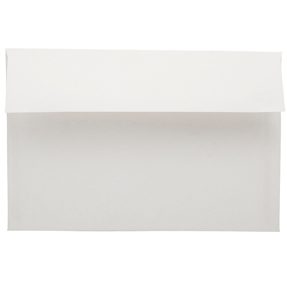 JAM Paper A9 Foil Lined Invitation Envelopes, 5.75 x 8.75, White with Ivory Foil, 25/Pack (532412546)