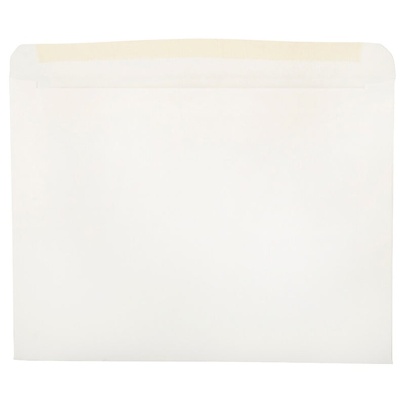 JAM Paper Window Envelope, 9" x 12", White, 25/Pack (223932)