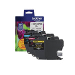 Brother LC30133PKS Cyan/Magenta/Yellow High Yield Ink Cartridge, 3/Pack