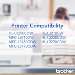 Brother DR-223 Drum Unit, 4/Pack (DR223CL)