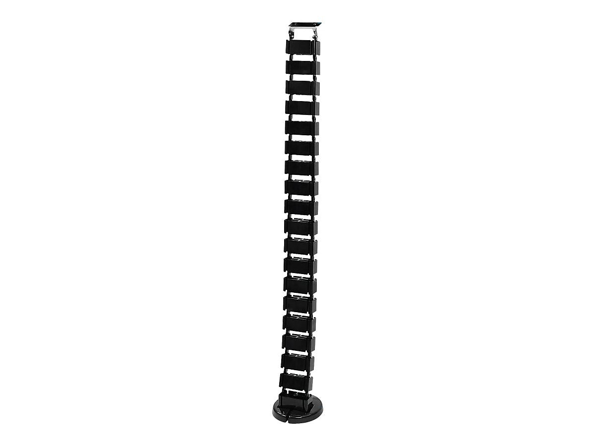 Mount-It! ABS Plastic Cable Organizer System, 50.5", Black (MI-7280)