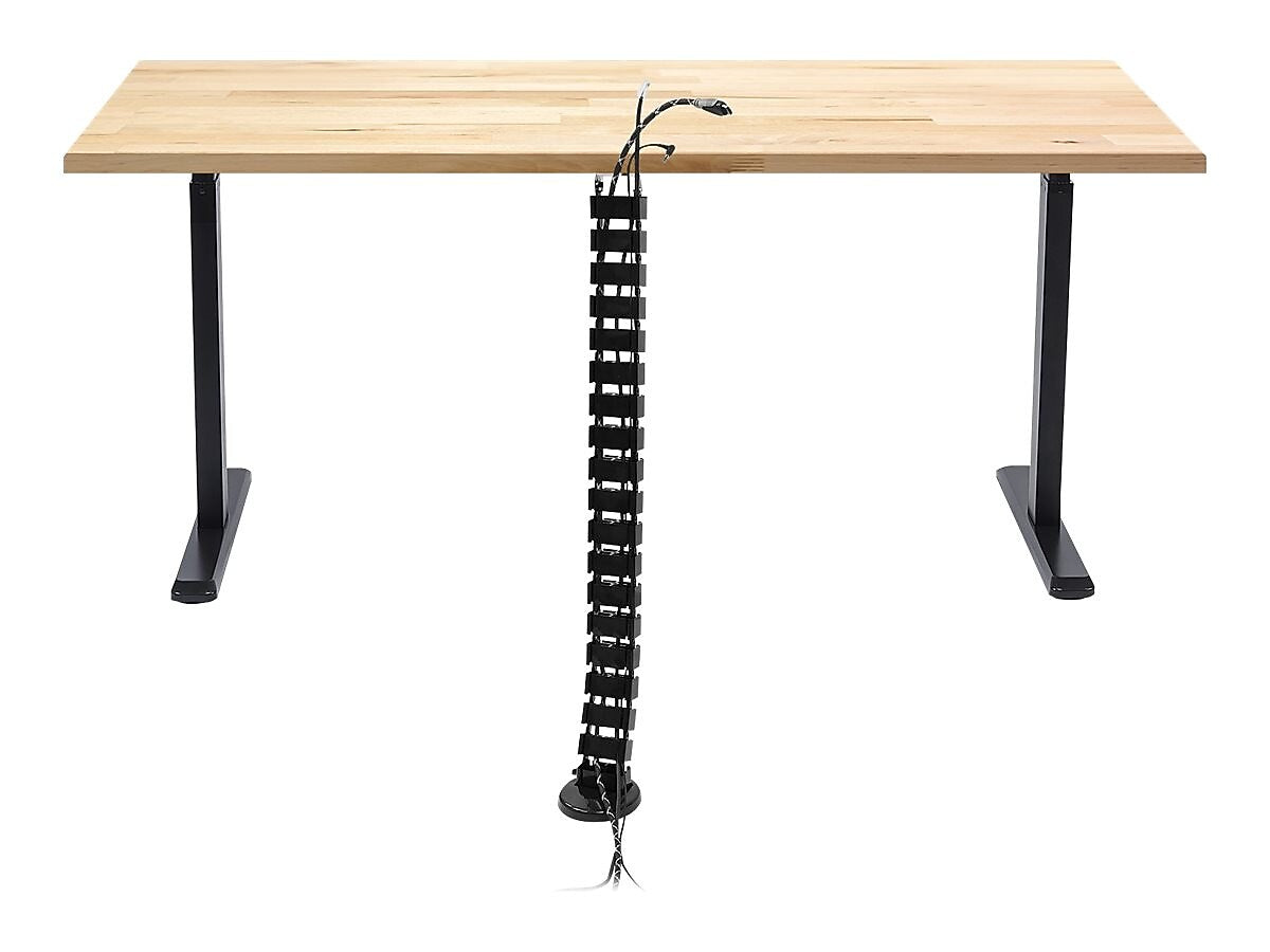 Mount-It! ABS Plastic Cable Organizer System, 50.5", Black (MI-7280)