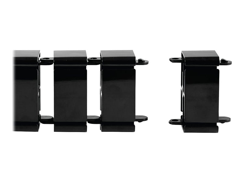 Mount-It! ABS Plastic Cable Organizer System, 50.5", Black (MI-7280)