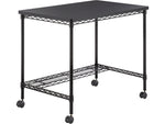 Safco Wire Desk 36" Workstation, Black (5203BL)