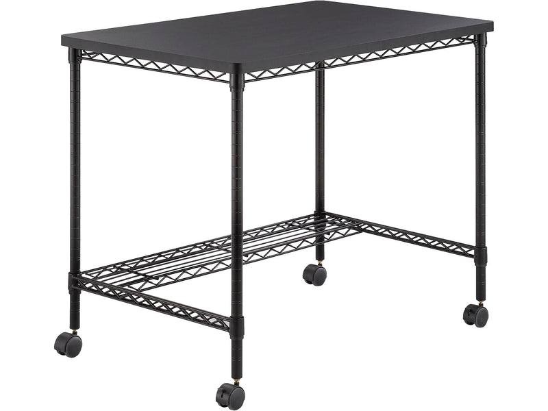 Safco Wire Desk 36" Workstation, Black (5203BL)