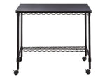 Safco Wire Desk 36" Workstation, Black (5203BL)