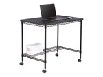 Safco Wire Desk 36" Workstation, Black (5203BL)