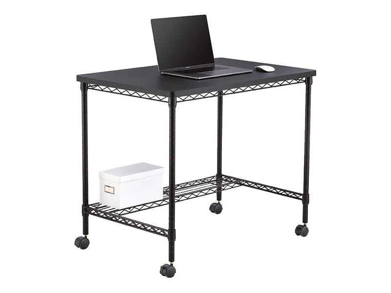 Safco Wire Desk 36" Workstation, Black (5203BL)