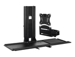 Mount-lt! Adjustable Monitor and Keyboard Wall Mount, Up to 32", Black (MI-7919)