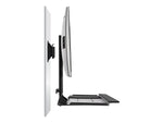Mount-lt! Adjustable Monitor and Keyboard Wall Mount, Up to 32", Black (MI-7919)