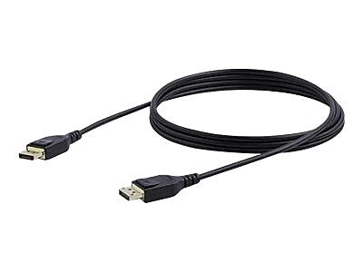 StarTech 6.6' Display Port to Display Port Audio/Video Cable, Male to Male, Black (DP14MM2M)